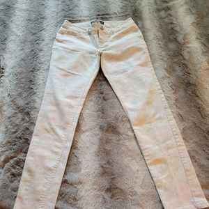 Women's light floral jeans